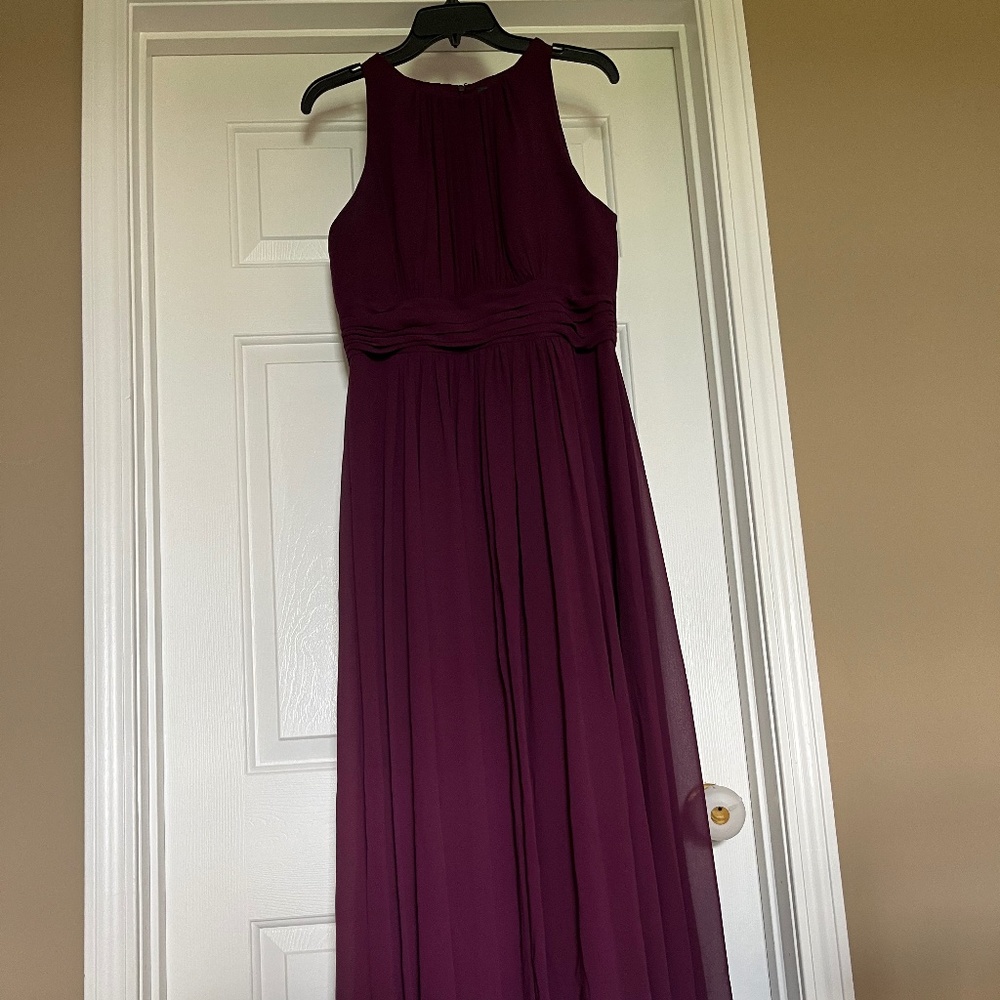 Dark Purple Evening Gown